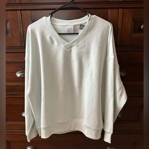 NWT pastel green lightweight sweatshirt, women’s Medium Berkeley Jensen